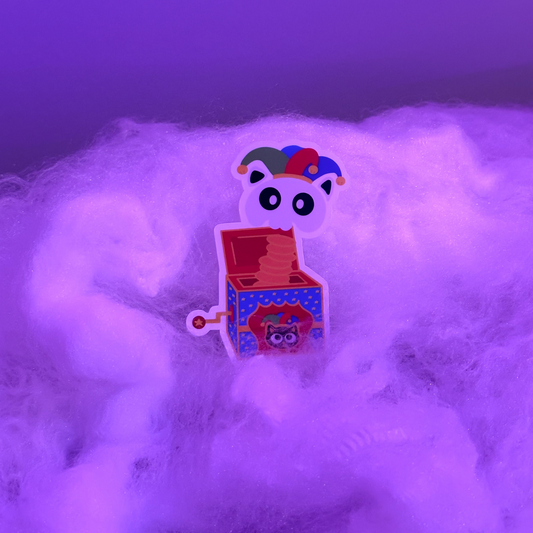 Cat in the Box Sticker