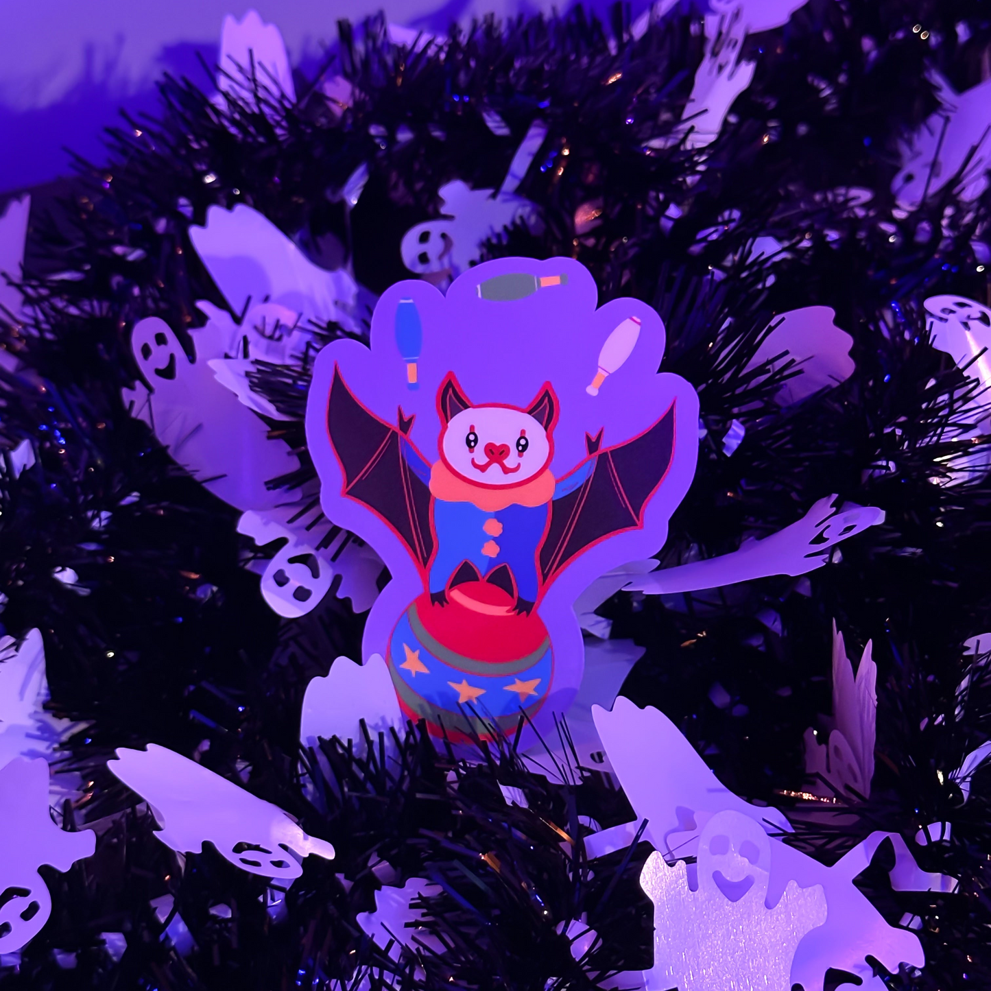 Juggling Bat Sticker