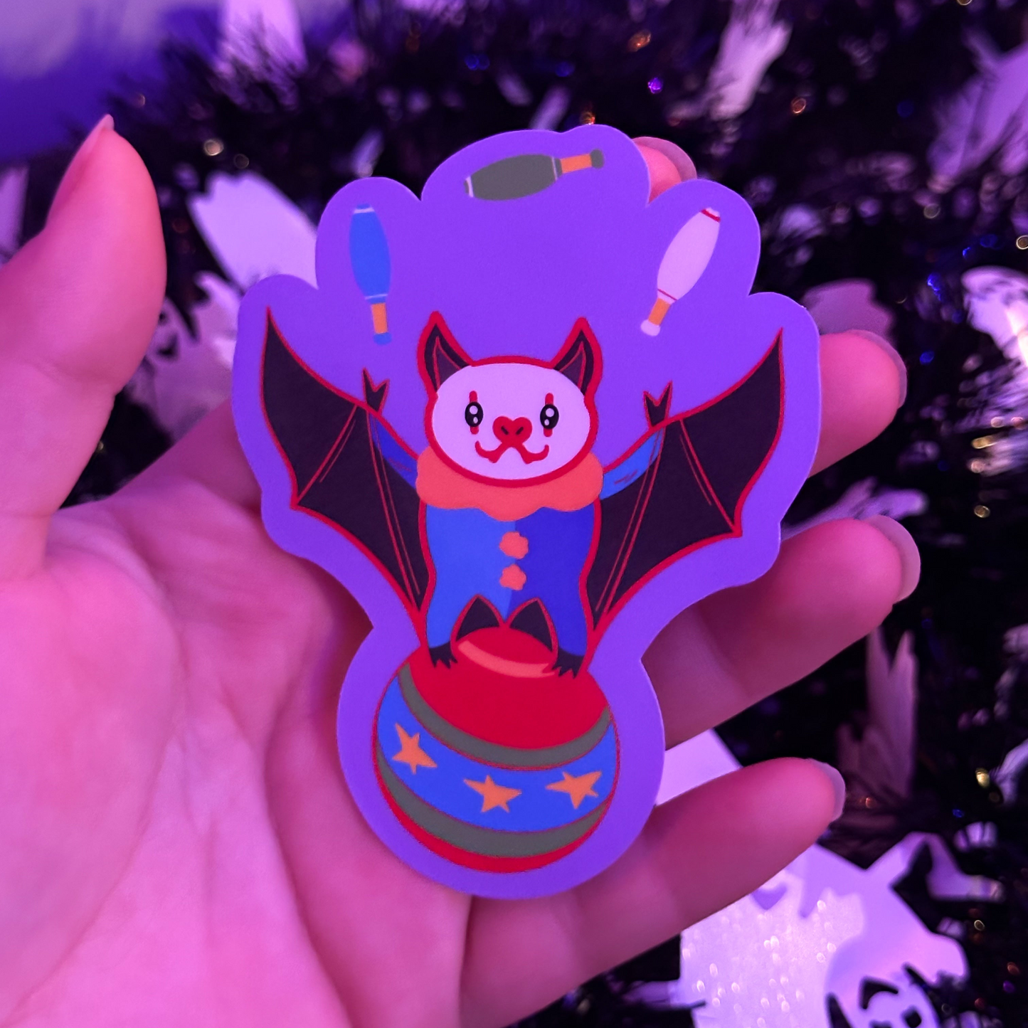 Juggling Bat Sticker