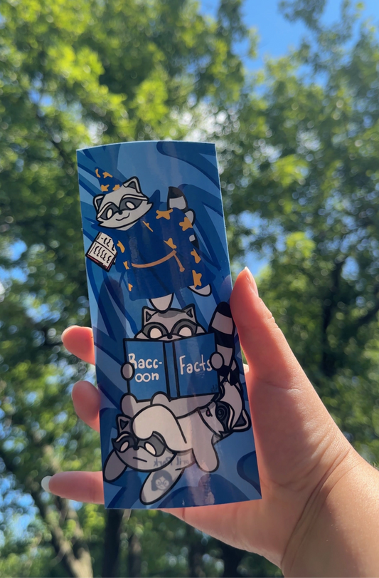 Wizard Stacked Raccoons Bookmark