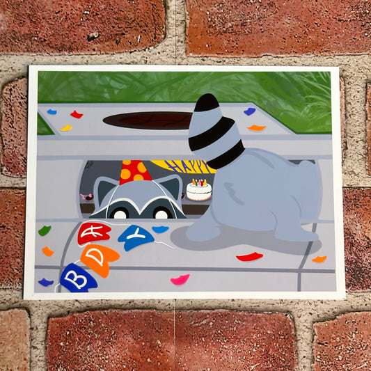 Storm Drain Birthday Party Print