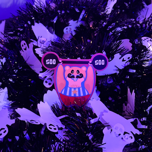 Circus Strong Hamster Sticker